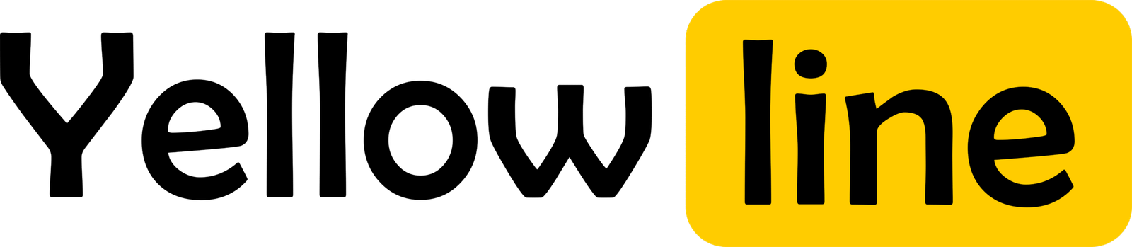 yellow line